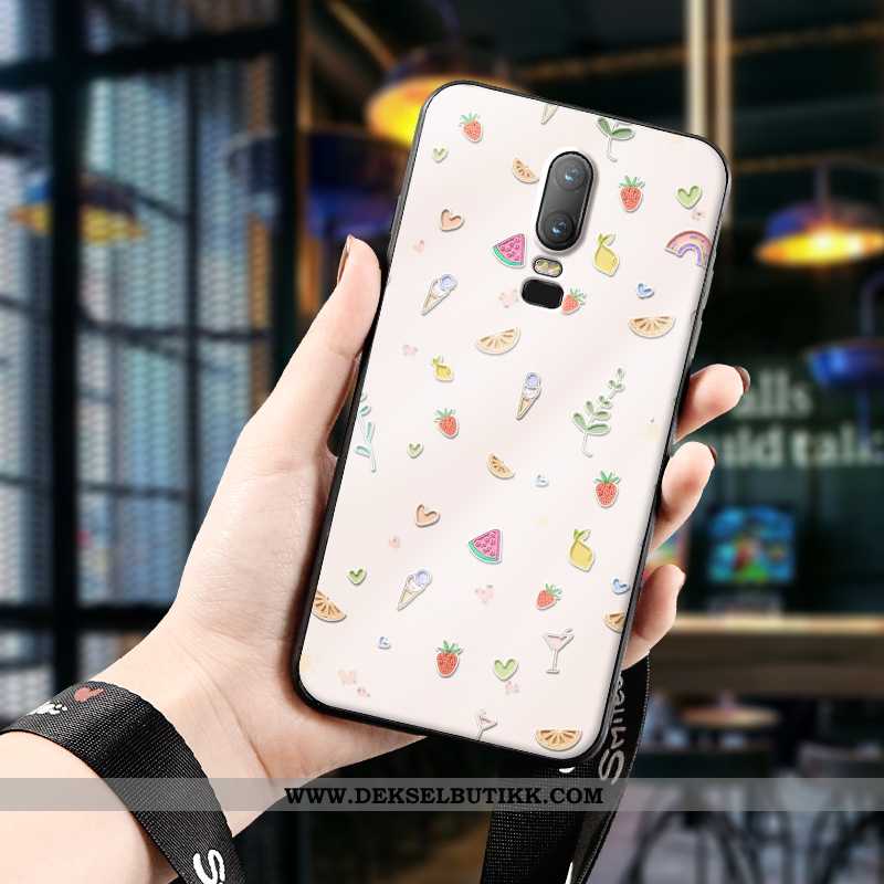 Etui Oneplus 6 Cartoon Av Personlighet Deksel Tredimensjonale Rosa, Oneplus 6 Vakker Billige