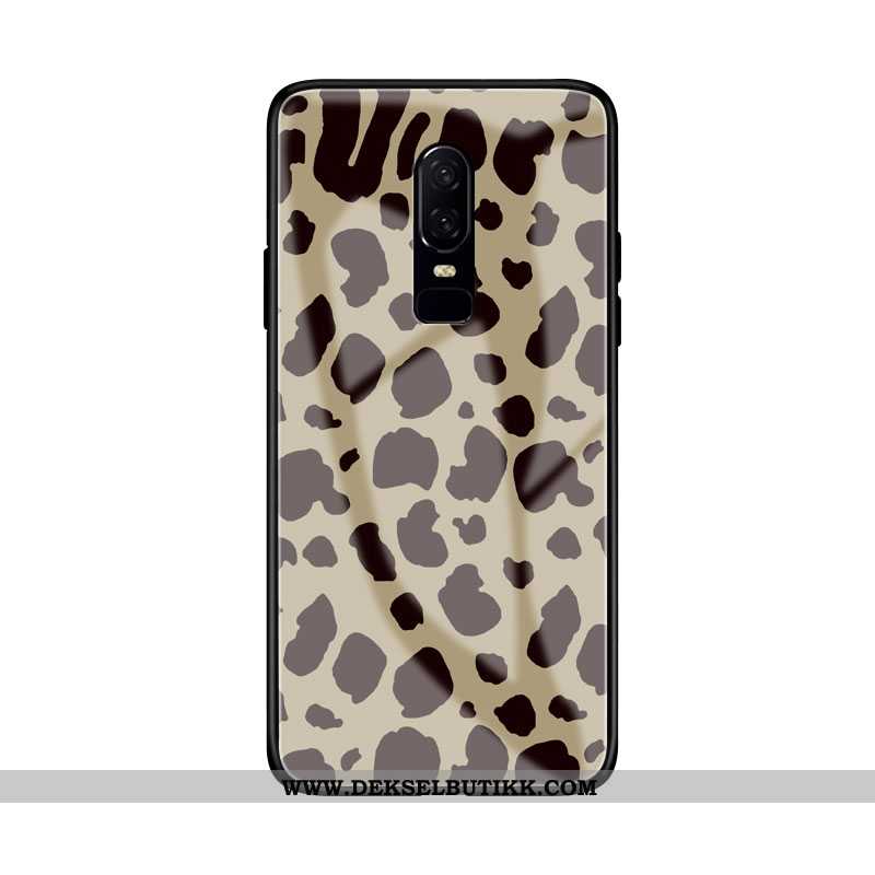 Etui Oneplus 6 Glass Trend Deksel Khaki, Oneplus 6 Hengende Ornamenter Billige