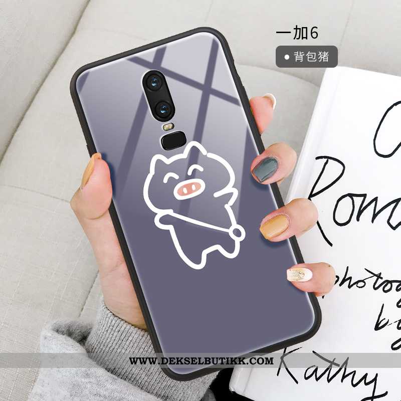 Etui Oneplus 6 Hengende Ornamenter Myke Dyr Gul, Deksel Oneplus 6 Cartoon Salg