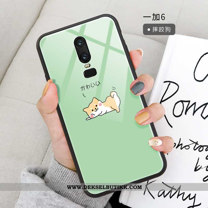 Etui Oneplus 6 Hengende Ornamenter Myke Dyr Gul, Deksel Oneplus 6 Cartoon Salg