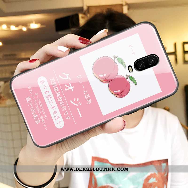 Etui Oneplus 6t Cartoon Lovers Beskyttelse Anti-fall Rosa, Deksel Oneplus 6t Vakker Tilbud