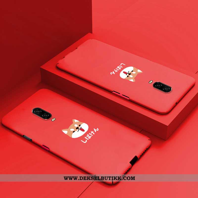 Etui Oneplus 6t Kreativ Mobiltelefon Net Red Hard Rød, Deksel Oneplus 6t Cartoon Salg