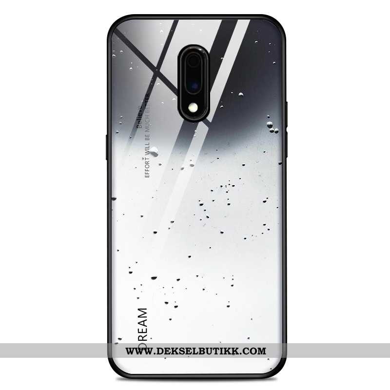 Etui Oneplus 7 Glass Net Red Ultra Silikon Hvitt, Deksel Oneplus 7 Trend Rabatt