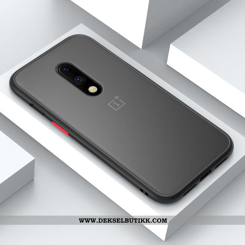 Etui Oneplus 7 Nubuck Anti-fall Alt Inkludert Svart, Deksel Oneplus 7 Av Personlighet Tilbud