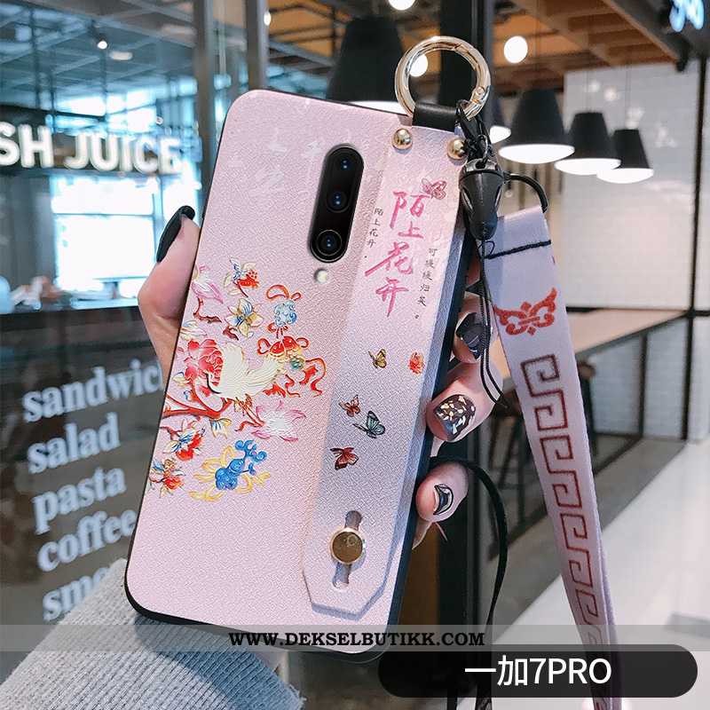 Etui Oneplus 7 Pro Hengende Ornamenter Tynne Beskyttelse Blå, Deksel Oneplus 7 Pro Kreativ Salg