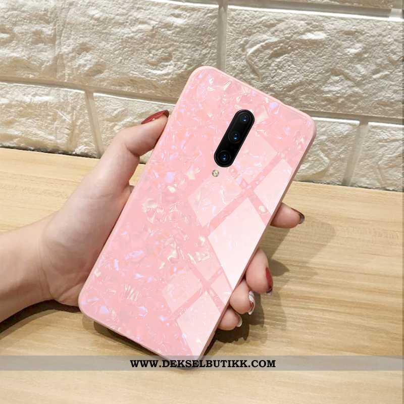 Etui Oneplus 7 Pro Mote Shell Beskyttelse Net Red Rosa, Deksel Oneplus 7 Pro Av Personlighet Billige