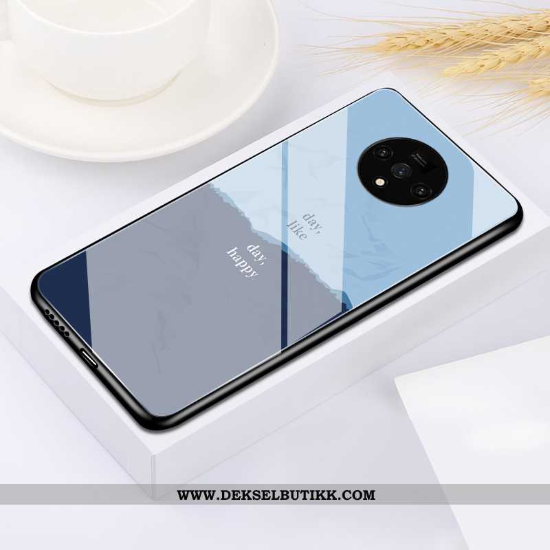 Etui Oneplus 7t Glass Lovers Cartoon Kreativ Hvitt, Deksel Oneplus 7t Av Personlighet Butikk