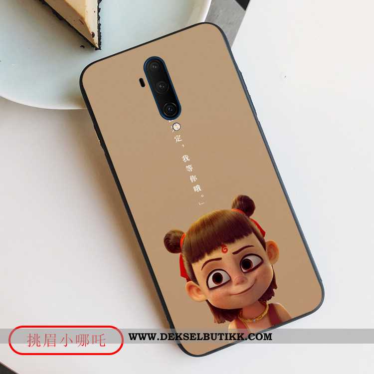 Etui Oneplus 7t Pro Silikon Khaki Vakker Myke, Deksel Oneplus 7t Pro Cartoon Butikk