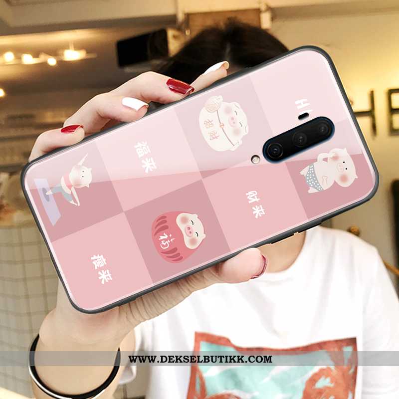 Etui Oneplus 7t Pro Tynne Speil Mobiltelefon Anti-fall Rosa, Deksel Oneplus 7t Pro Beskyttelse Billi