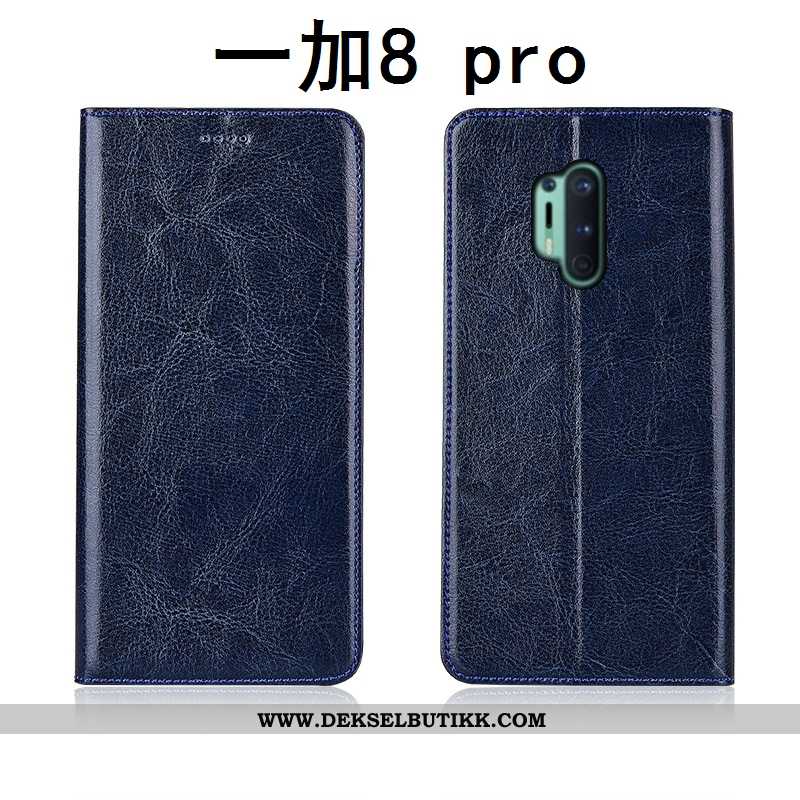 Etui Oneplus 8 Pro Myke Beskyttelse Skinndeksel Skinn Svart, Deksel Oneplus 8 Pro Silikon Tilbud