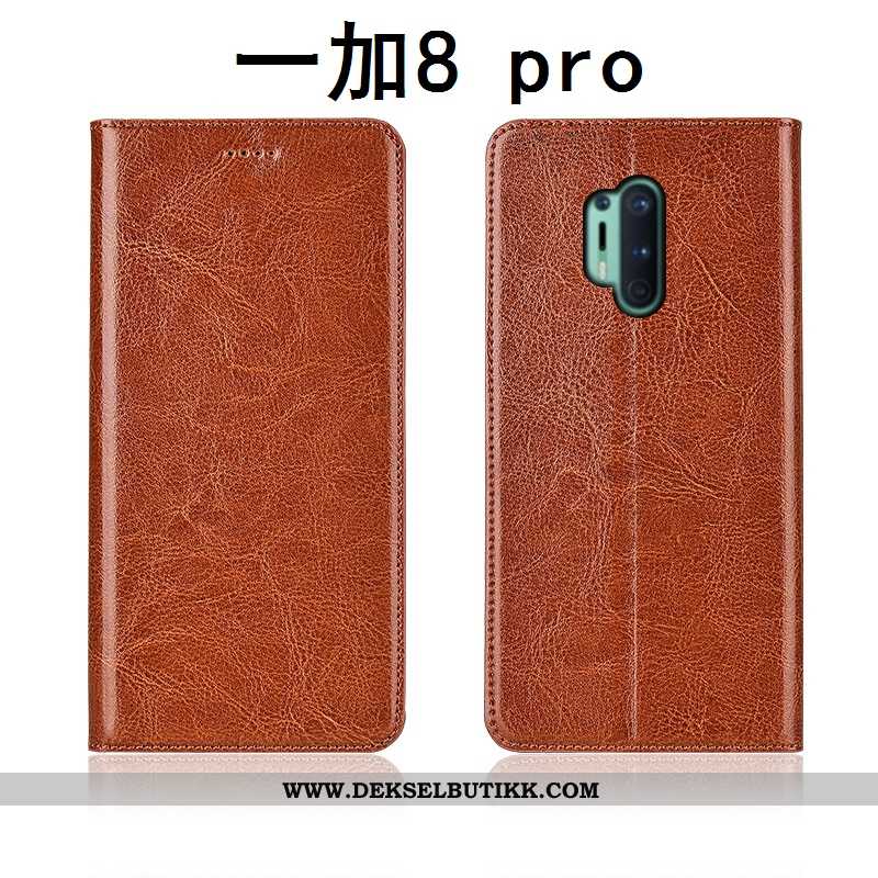 Etui Oneplus 8 Pro Myke Beskyttelse Skinndeksel Skinn Svart, Deksel Oneplus 8 Pro Silikon Tilbud