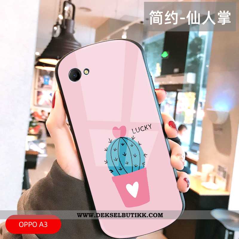 Etui Oppo A3 Vakker Lovers Cartoon Grønn, Deksel Oppo A3 Trend Tilbud