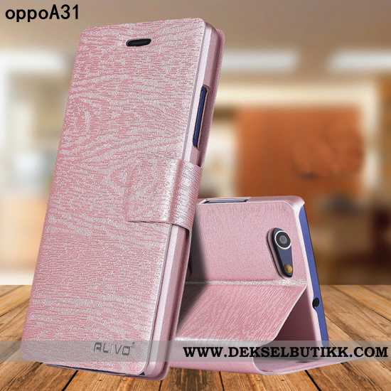 Etui Oppo A31 Beskyttelse Alt Inkludert Gull Deksel, Oppo A31 Skinndeksel Billige