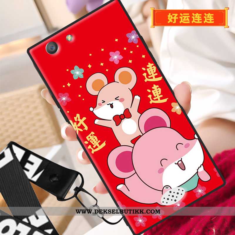 Etui Oppo A31 Beskyttelse Anti-fall Skjermbeskytter Tempe~~pos Rød, Deksel Oppo A31 Cartoon Butikk