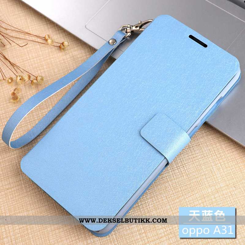 Etui Oppo A31 Silikon Anti-fall Nubuck Clamshell Brun, Deksel Oppo A31 Beskyttelse Rabatt