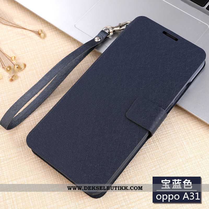 Etui Oppo A31 Silikon Anti-fall Nubuck Clamshell Brun, Deksel Oppo A31 Beskyttelse Rabatt