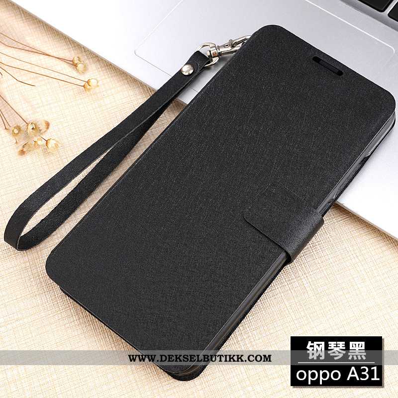 Etui Oppo A31 Silikon Anti-fall Nubuck Clamshell Brun, Deksel Oppo A31 Beskyttelse Rabatt