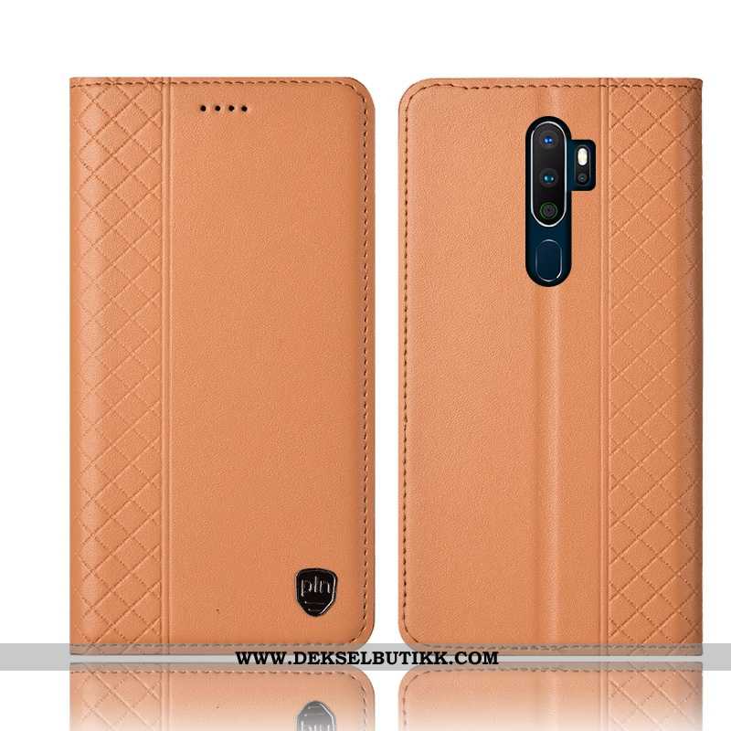 Etui Oppo A5 2020 Skinndeksel Anti-fall Mobiltelefon Gul, Deksel Oppo A5 2020 Beskyttelse Salg