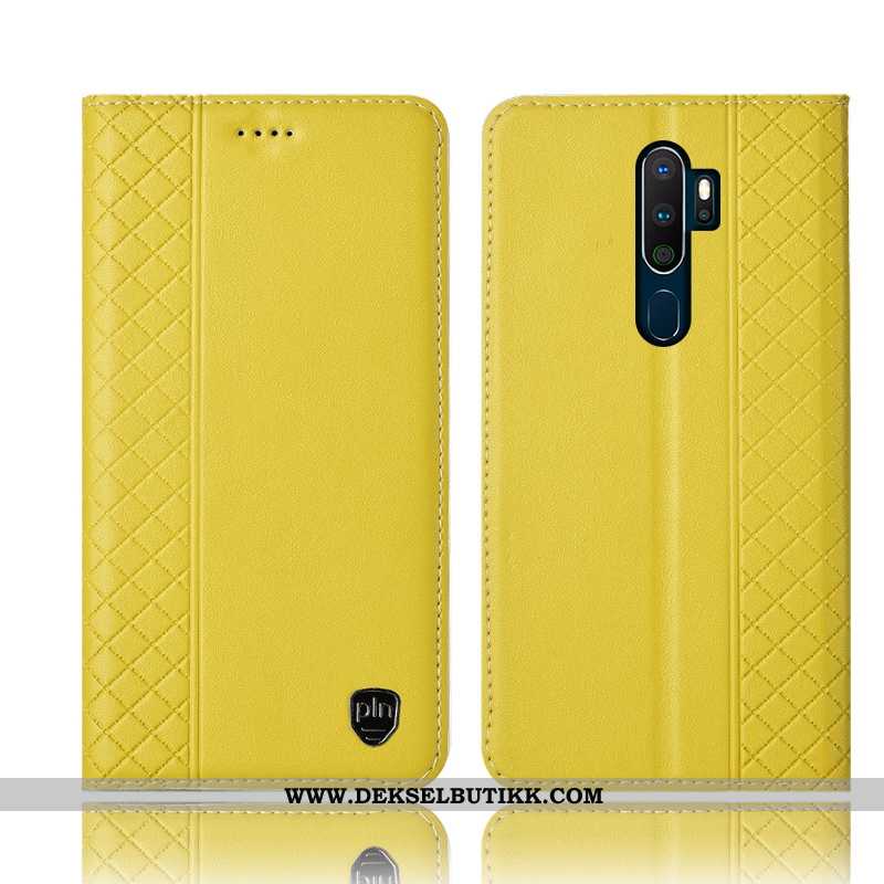 Etui Oppo A5 2020 Skinndeksel Anti-fall Mobiltelefon Gul, Deksel Oppo A5 2020 Beskyttelse Salg