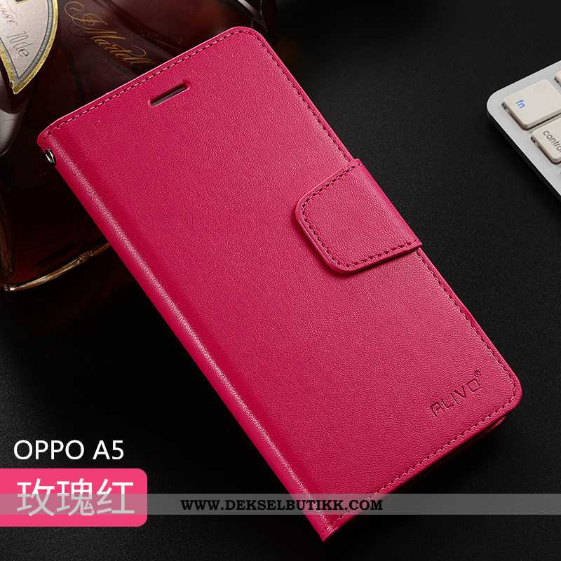 Etui Oppo A5 Beskyttelse Anti-fall Mobiltelefon Rosa, Deksel Oppo A5 Skinndeksel Kjøpe