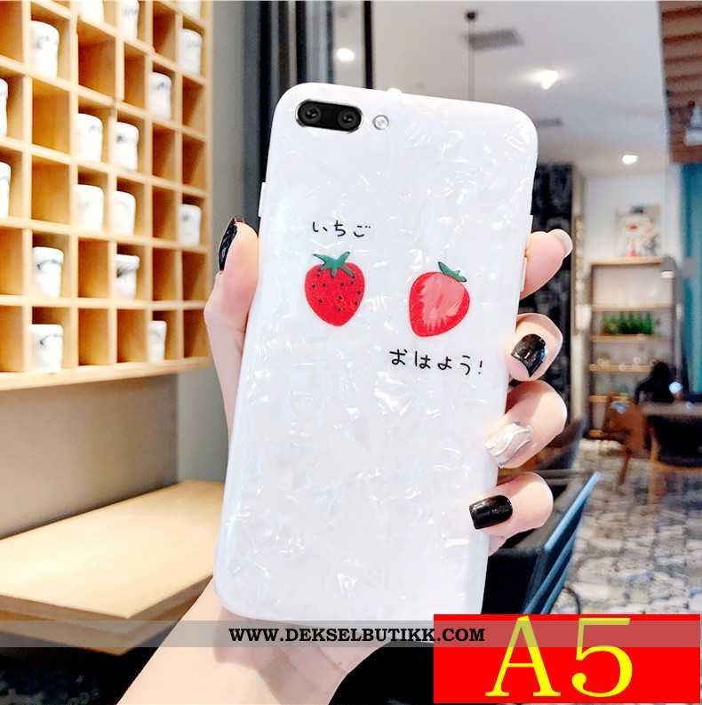 Etui Oppo A5 Myke Deksel Hvit Shell Hvitt, Oppo A5 Silikon Rabatt