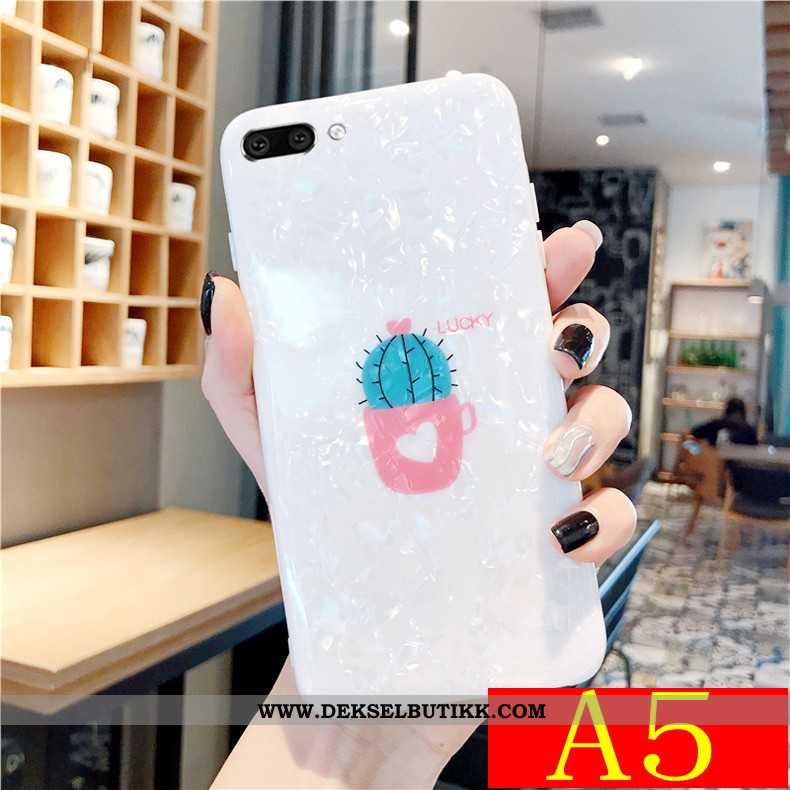 Etui Oppo A5 Myke Deksel Hvit Shell Hvitt, Oppo A5 Silikon Rabatt