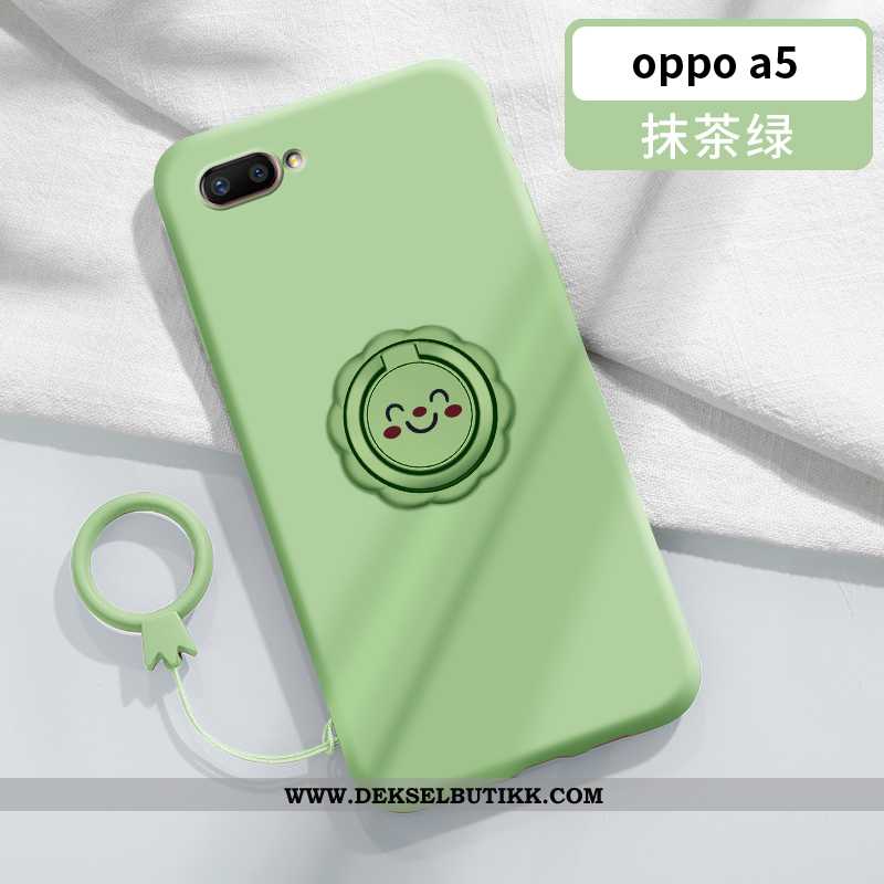 Etui Oppo A5 Ultra Anti-fall Mobiltelefon Bil Rosa, Deksel Oppo A5 Tynne Billige