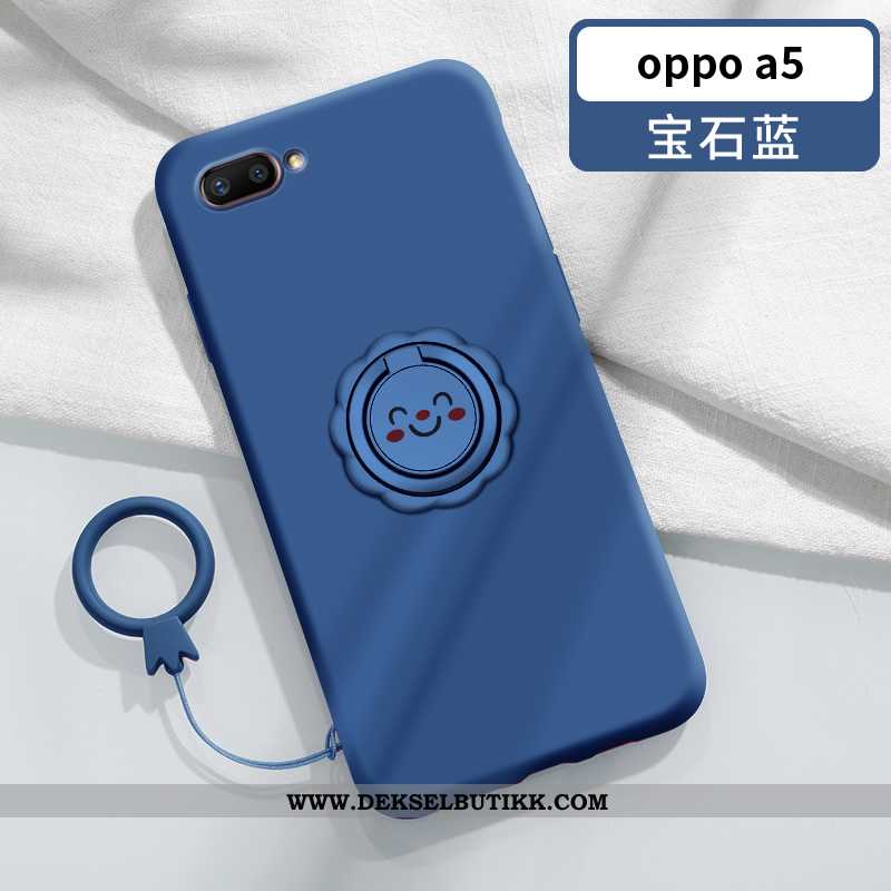 Etui Oppo A5 Ultra Anti-fall Mobiltelefon Bil Rosa, Deksel Oppo A5 Tynne Billige