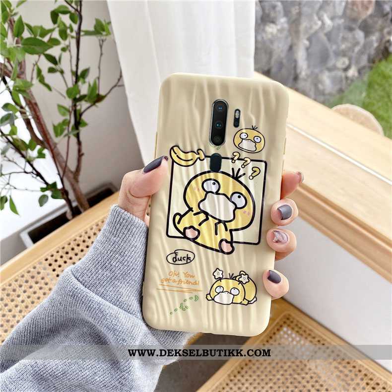 Etui Oppo A9 2020 Myke Cartoon Fersk Mobiltelefon Grønn, Deksel Oppo A9 2020 Silikon Til Salgs