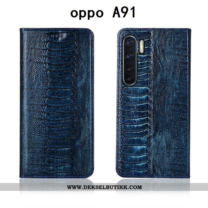 Etui Oppo A91 Myke Anti-fall Skinn Alt Inkludert Brun, Deksel Oppo A91 Silikon Salg