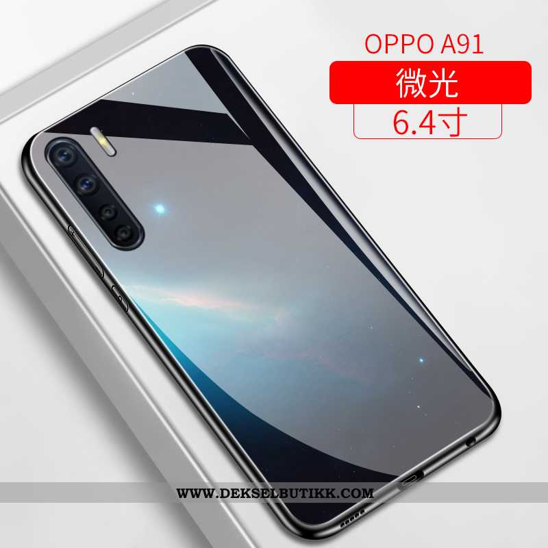 Etui Oppo A91 Tynne Deksel Speil Lilla, Oppo A91 Myke Kjøpe