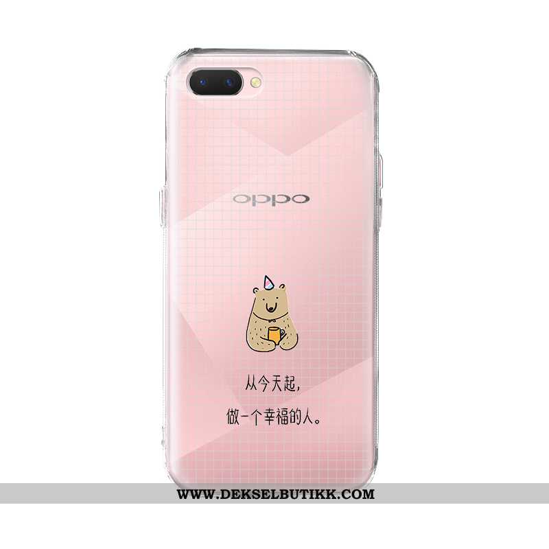 Etui Oppo Ax5 Beskyttelse Cartoon Mobiltelefon Rosa, Deksel Oppo Ax5 Gjennomsiktig Butikk