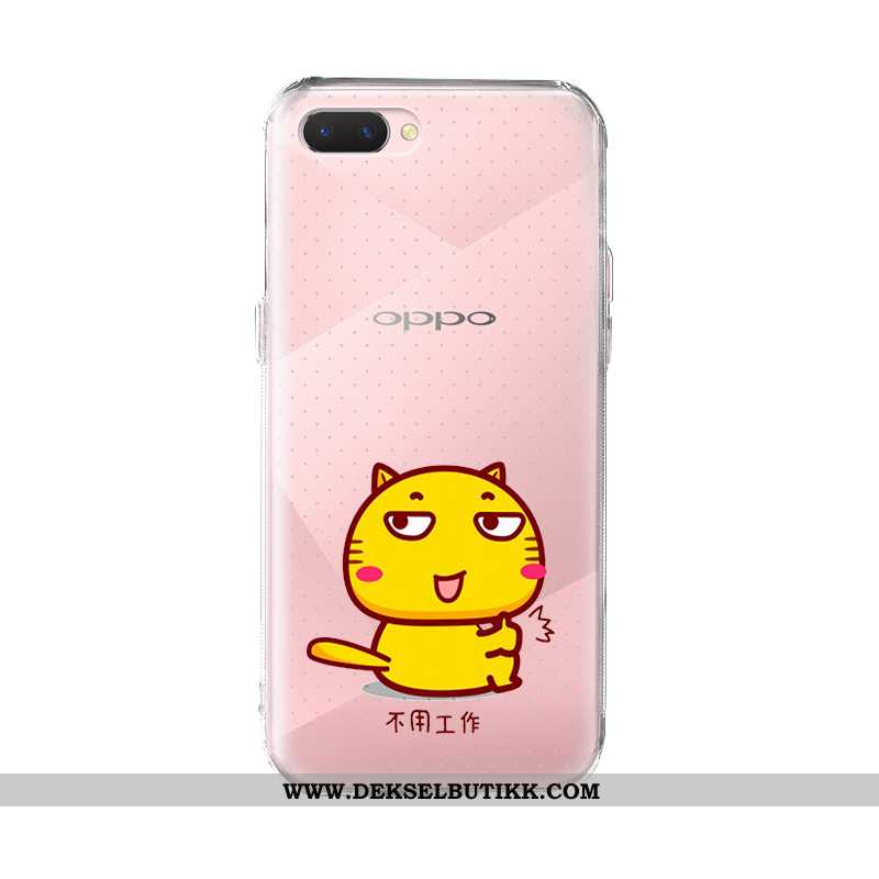 Etui Oppo Ax5 Beskyttelse Cartoon Mobiltelefon Rosa, Deksel Oppo Ax5 Gjennomsiktig Butikk