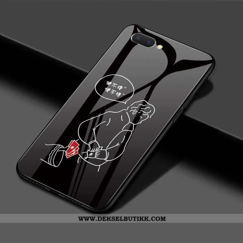 Etui Oppo Ax5 Mote Rød Glass Rat Svart, Deksel Oppo Ax5 Cartoon Rabatt