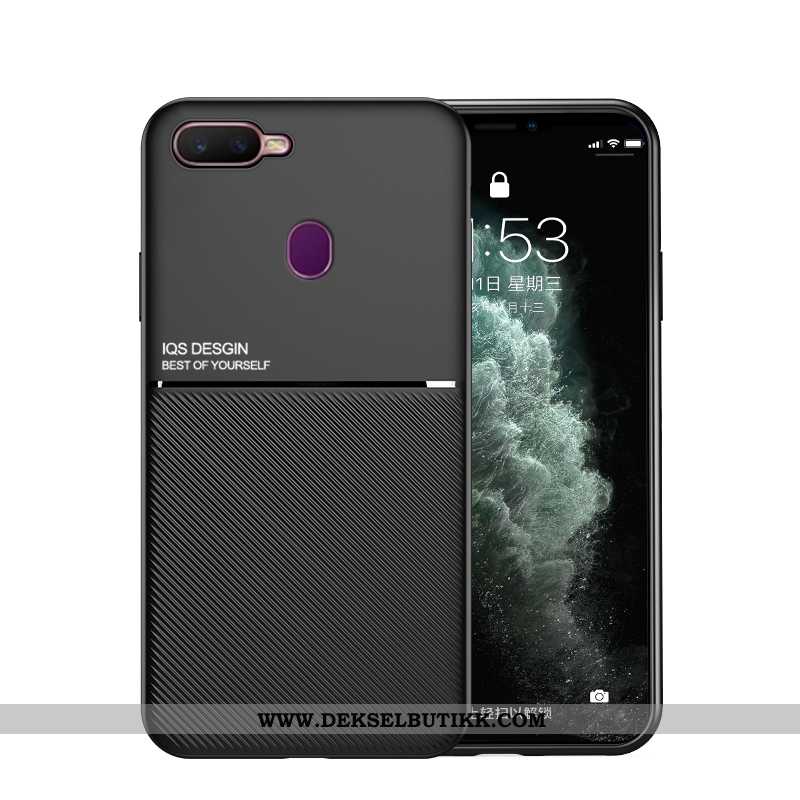 Etui Oppo Ax7 Trend Alt Inkludert Nubuck Svart, Deksel Oppo Ax7 Ultra Rabatt