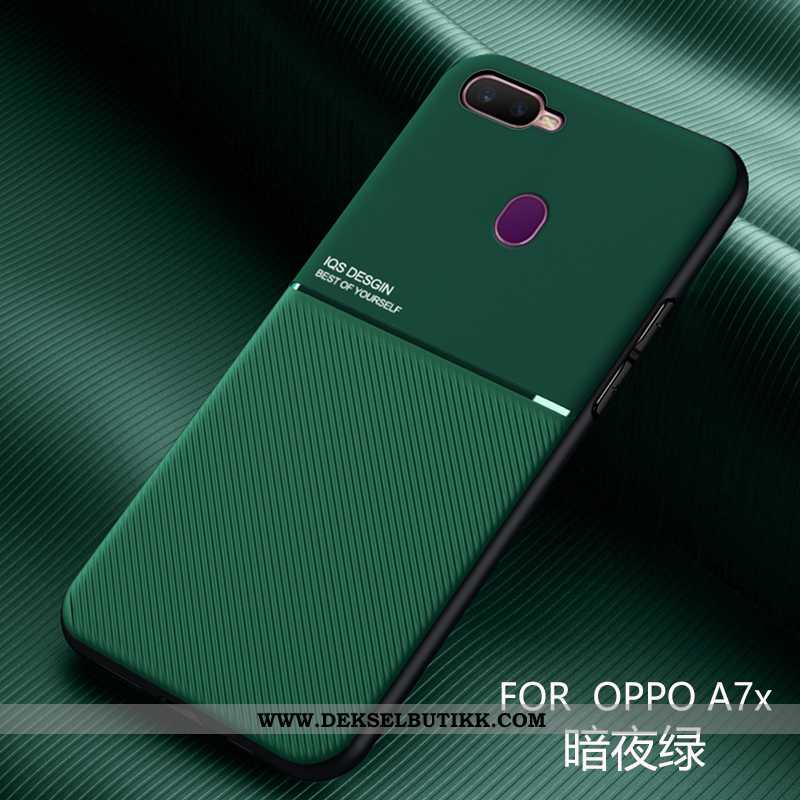 Etui Oppo Ax7 Trend Alt Inkludert Nubuck Svart, Deksel Oppo Ax7 Ultra Rabatt