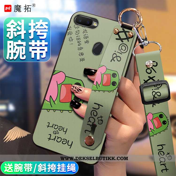 Etui Oppo Ax7 Trend Cartoon Anti-fall Mobiltelefon Grønn, Deksel Oppo Ax7 Myke Tilbud