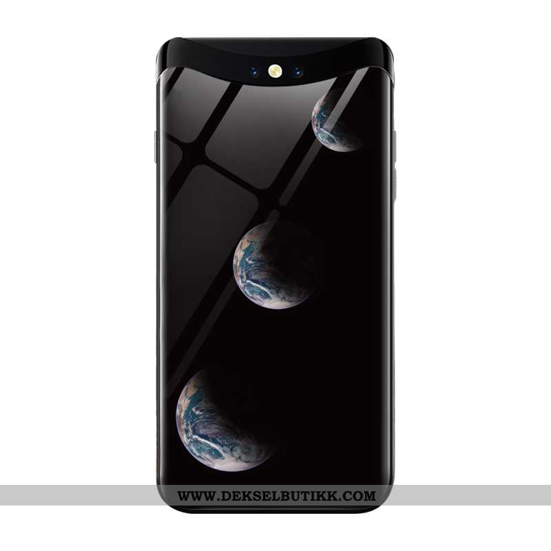 Etui Oppo Find X Kreativ Enkel Nye Tynne Svart, Deksel Oppo Find X Cartoon Tilbud