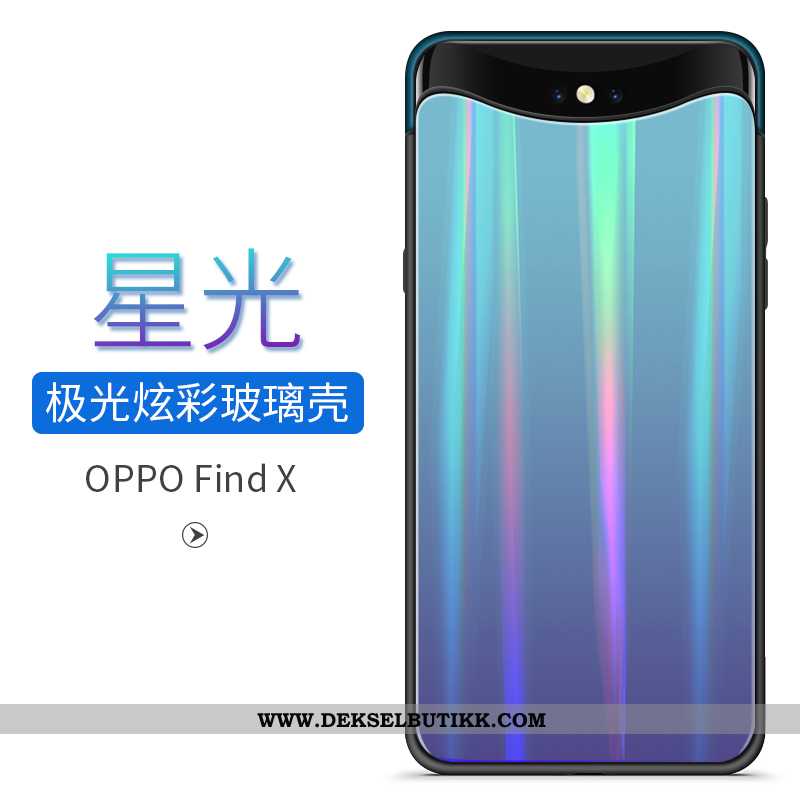 Etui Oppo Find X Trend Hver Dag Rød Anti-fall, Deksel Oppo Find X Glass Til Salgs