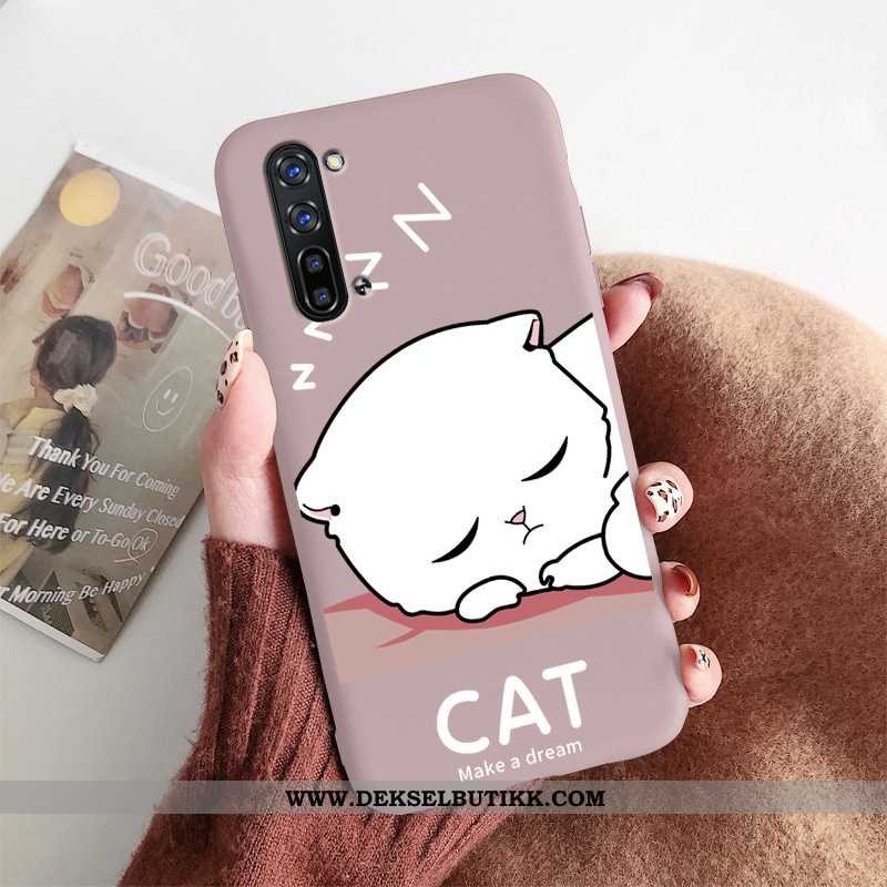 Etui Oppo Reno 3 Cartoon Myke Lovers Rosa, Deksel Oppo Reno 3 Vakker Kjøpe