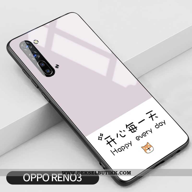 Etui Oppo Reno 3 Kreativ Beskyttelse Mobiltelefon Liten Rosa, Deksel Oppo Reno 3 Trend Tilbud