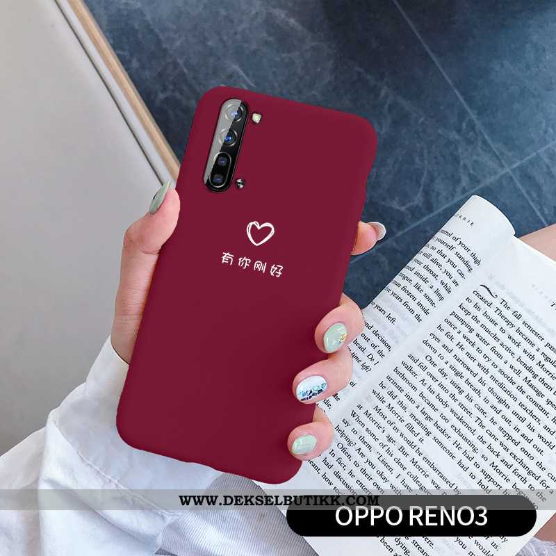 Etui Oppo Reno 3 Myke Blå Ultra Deksel, Oppo Reno 3 Silikon Billig