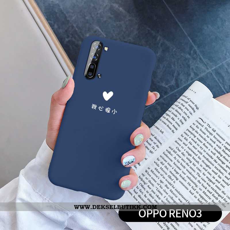 Etui Oppo Reno 3 Myke Blå Ultra Deksel, Oppo Reno 3 Silikon Billig