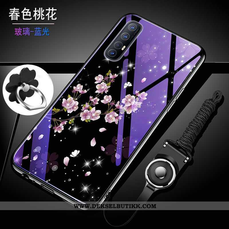 Etui Oppo Reno 3 Pro Beskyttelse Silikon Myke Lilla, Deksel Oppo Reno 3 Pro Glass Tilbud