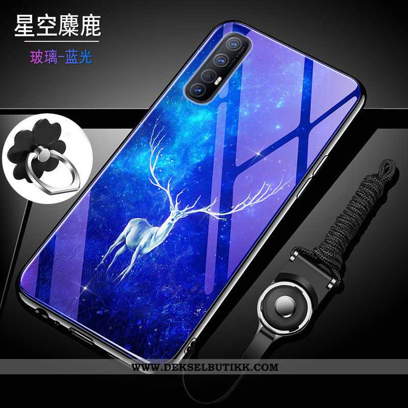 Etui Oppo Reno 3 Pro Beskyttelse Silikon Myke Lilla, Deksel Oppo Reno 3 Pro Glass Tilbud