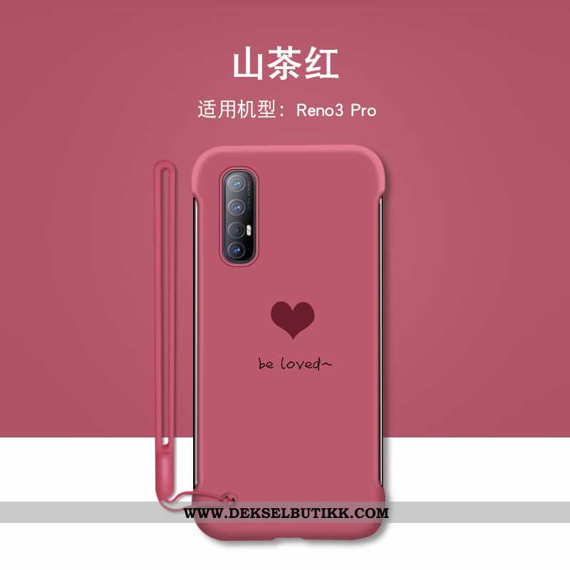 Etui Oppo Reno 3 Pro Silikon Deksel Hard Net Red Grønn, Oppo Reno 3 Pro Beskyttelse Salg