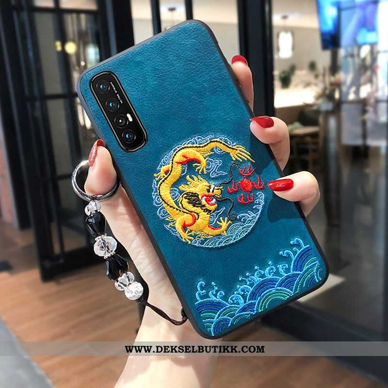 Etui Oppo Reno 3 Pro Silikon Deksel Net Red Lovers Burgunder, Oppo Reno 3 Pro Trend Salg