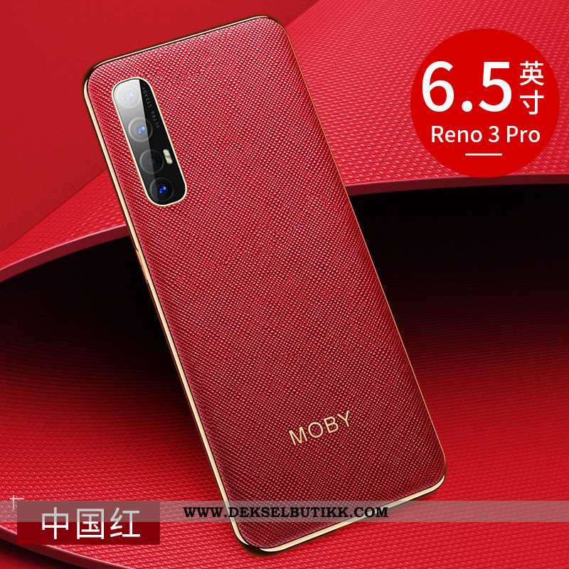 Etui Oppo Reno 3 Pro Trend Net Red Business Burgunder, Deksel Oppo Reno 3 Pro Ultra Tilbud