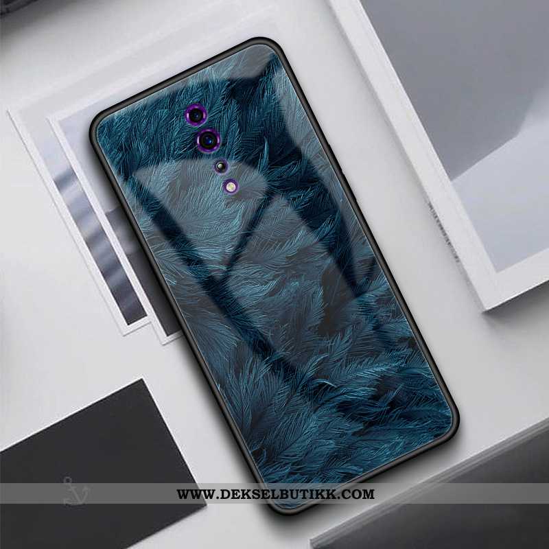 Etui Oppo Reno Z Glass Mobiltelefon Kveld Lyse Blå, Deksel Oppo Reno Z Trend Tilbud