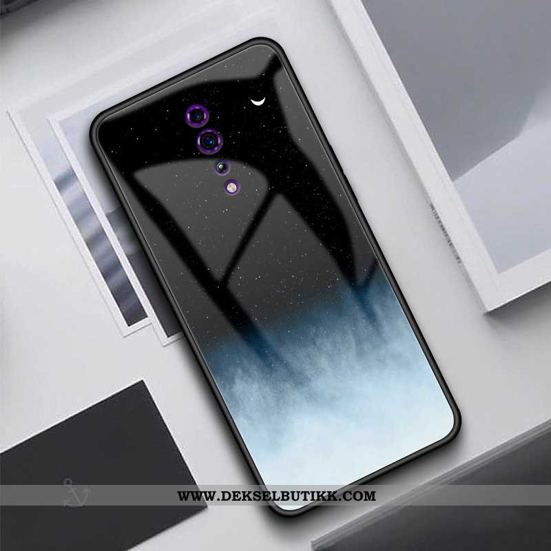 Etui Oppo Reno Z Glass Mobiltelefon Kveld Lyse Blå, Deksel Oppo Reno Z Trend Tilbud